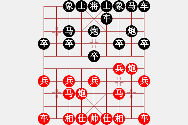 象棋棋譜圖片：aaa[1207923264] -VS- 橫才俊儒[292832991] - 步數(shù)：10 