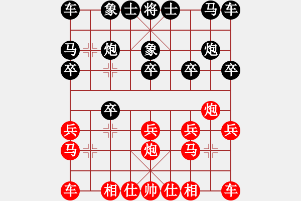 象棋棋谱图片：杜义俊 vs 卢国龙 - 步数：10 