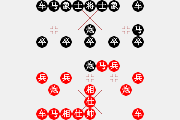 象棋棋譜圖片：冷の櫻[2027305207] -VS- 橫才俊儒[292832991] - 步數(shù)：10 