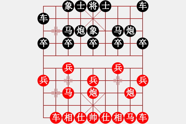 象棋棋譜圖片：風(fēng)雨者先負(fù)精忠報家 開心群擂臺2020.10.31. - 步數(shù)：10 