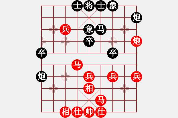 象棋棋譜圖片：華山堅(jiān)刀 對 霧里看花 - 步數(shù)：40 