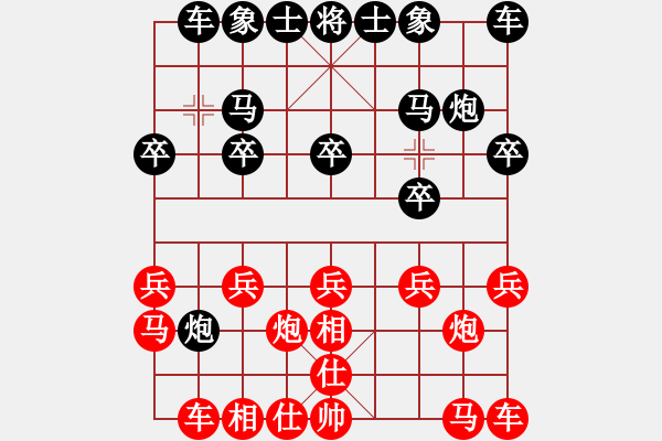 象棋棋譜圖片：‖棋家軍‖[474177218] -VS- 象棋老兵[1526698959] - 步數(shù)：10 