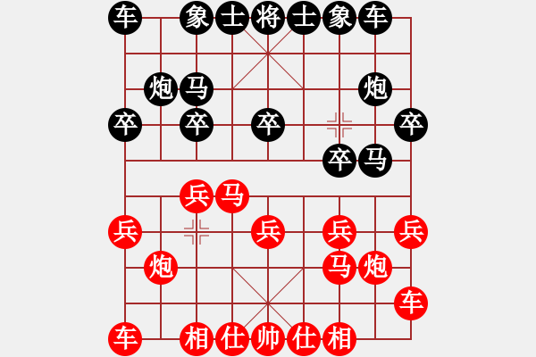 象棋棋譜圖片：人機(jī)對(duì)戰(zhàn) 2024-4-3 21:7 - 步數(shù)：10 