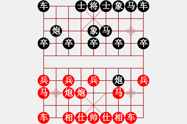 象棋棋譜圖片：bbboy002[紅] -VS- 依舊√唯美[黑] - 步數(shù)：10 