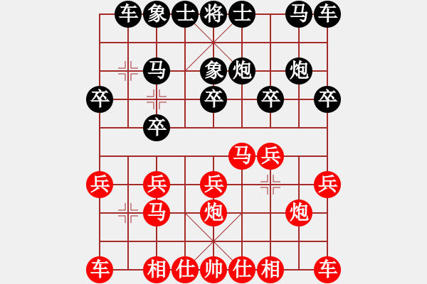 象棋棋譜圖片：紅茶先負(fù)碎花粉裙 - 步數(shù)：10 