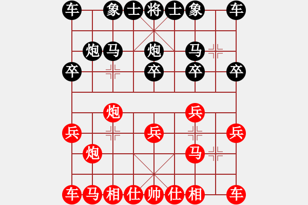 象棋棋譜圖片：敢死炮轉(zhuǎn)巡河炮5 - 步數(shù)：10 