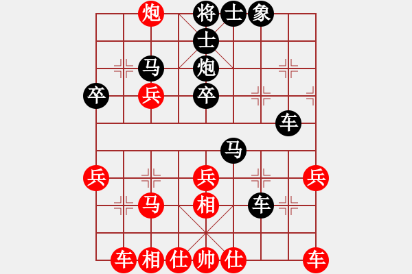 象棋棋譜圖片：好壞蛋(3段)-負-東北阿梅(6段) - 步數(shù)：30 