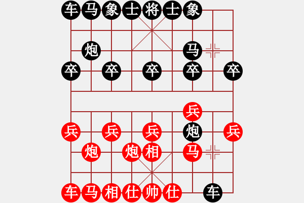 象棋棋譜圖片：寶雞 高飛 勝 河北保定 李巍 - 步數(shù)：10 