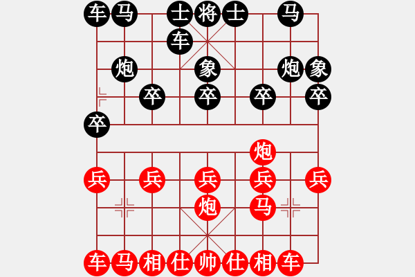 象棋棋譜圖片：怒火暴城(2段)-勝-老李的風(fēng)情(4段) - 步數(shù)：10 