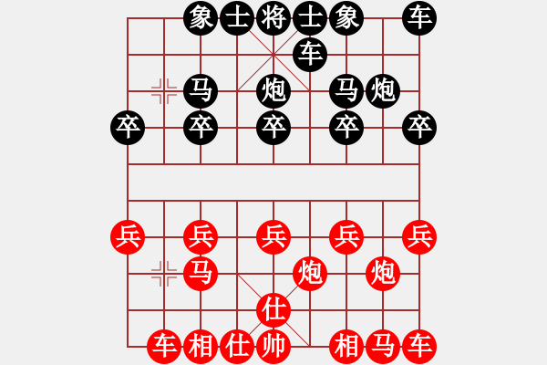 象棋棋譜圖片：太空人[2298059760] -VS- 橫才俊儒[292832991] - 步數(shù)：10 