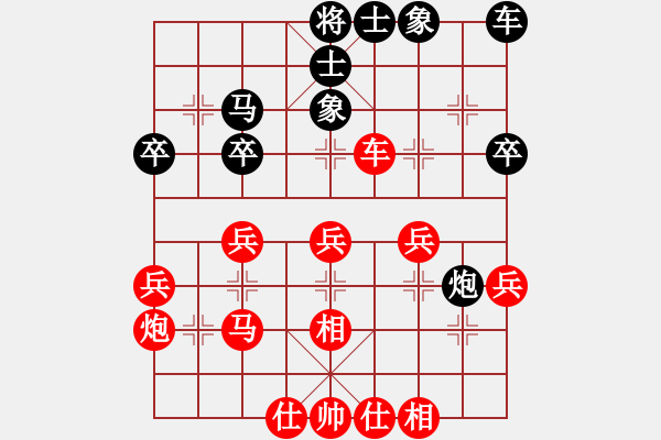 象棋棋譜圖片：Cuoc 4:Ngu cuu phao cong phan cong ma - 步數(shù)：40 