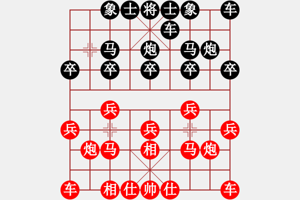 象棋棋譜圖片：喜羊羊[1768262058] -VS- 橫才俊儒[292832991] - 步數(shù)：10 