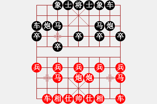 象棋棋譜圖片：1664局 B03-中炮對(duì)鴛鴦炮-龐統(tǒng)(2250) 先負(fù) 旋風(fēng)引擎23層(2819) - 步數(shù)：10 