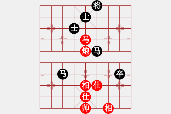 象棋棋譜圖片：遠(yuǎn)目不堪(8段)-和-三將就餐好(9段) - 步數(shù)：100 