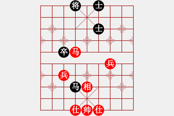 象棋棋譜圖片：車攤(月將)-和-電腦棋游戲(9段) - 步數(shù)：100 