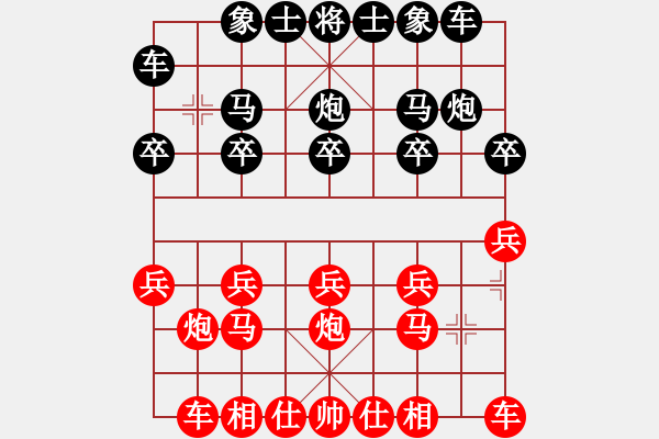 象棋棋譜圖片：隕落之星(8級)-勝-麟群吟(1段) - 步數(shù)：10 