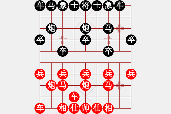 象棋棋谱图片：少年女子个人 第6轮 李博雅 胜 陈家弘 - 步数：10 