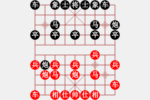 象棋棋譜圖片：天天AI競賽區(qū)太守棋狂Ai1-3先勝一丈豪情Ai1-3·2020·2·4 - 步數(shù)：10 