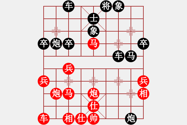 象棋棋譜圖片：山西實(shí)名聯(lián)盟 壽陽(yáng)象棋 先勝 lh4624324 - 步數(shù)：40 