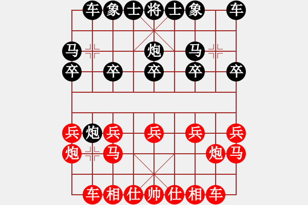 象棋棋譜圖片：四番棋之二伯顏和168.pgn - 步數(shù)：10 