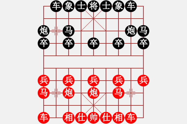 象棋棋谱图片：男子团体7 (3)黄敏生先负胡景峰 - 步数：10 