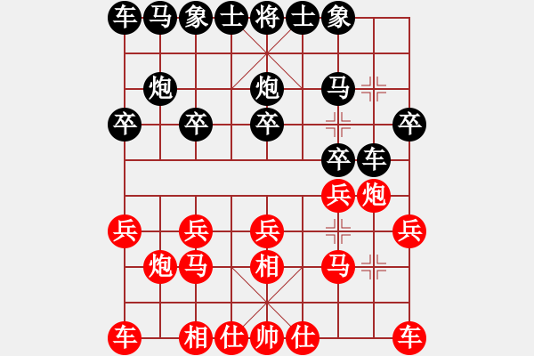 象棋棋譜圖片：南方隊(duì) 謝靖 負(fù) 北方隊(duì) 王天一 - 步數(shù)：10 