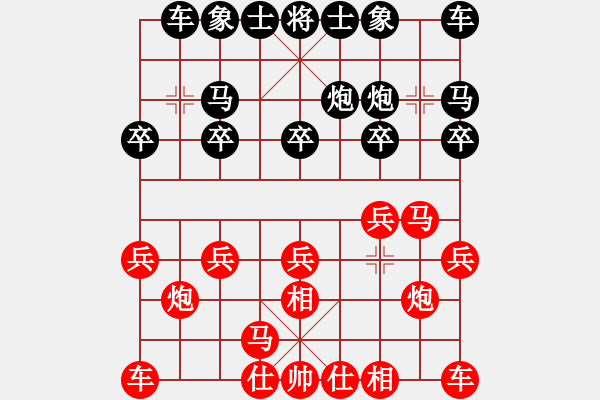 象棋棋譜圖片：sml188a紅負(fù)葬心【飛相對(duì)左過(guò)宮炮】 - 步數(shù)：10 