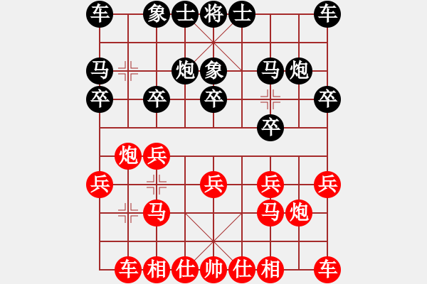 象棋棋谱图片：张三李四大战2 - 步数：10 