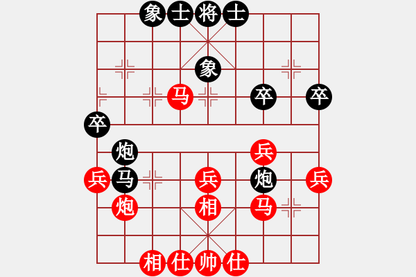 象棋棋譜圖片：2017重慶第五屆學(xué)府杯姚洪新先勝陳湖海11 - 步數(shù)：40 