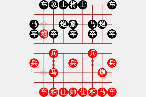 象棋棋譜圖片：2021.4.1.10多樂五分鐘先勝仙人指路對士角炮 - 步數(shù)：10 