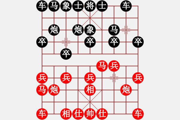 象棋棋譜圖片：寂寞天地(9段)-勝-金葉(2段) - 步數(shù)：10 