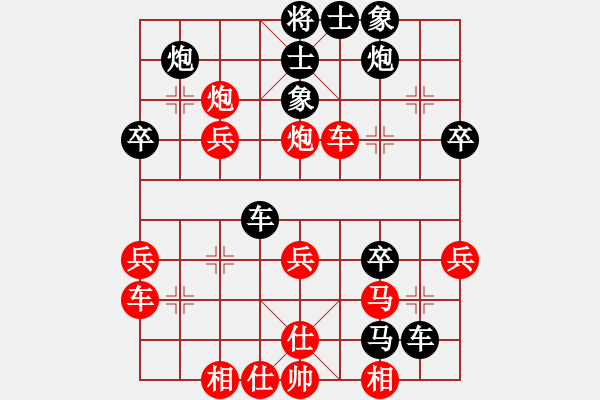 象棋棋譜圖片：禪悟性情(5段)-負(fù)-梁山大將軍(9段) - 步數(shù)：40 