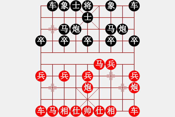 象棋棋譜圖片：柳大華 先勝 謝靖 - 步數(shù)：10 