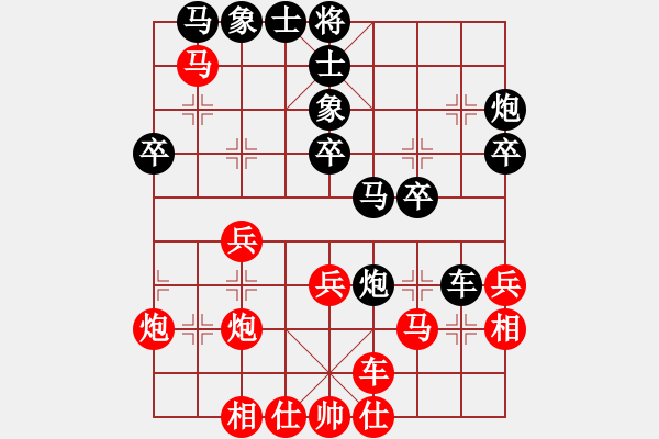 象棋棋譜圖片：華山之顛(月將)-勝-金罡(月將) - 步數(shù)：30 