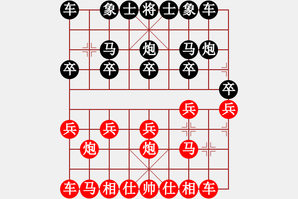 象棋棋譜圖片：高銀方先負(fù)楊少杰.pgn - 步數(shù)：10 