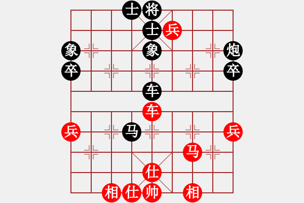 象棋棋譜圖片：初學(xué)者之一(4段)-負-十三水過(月將) - 步數(shù)：60 