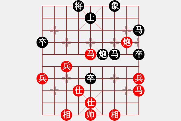 象棋棋譜圖片：灑脫[1090635769] -VS- 橫才俊儒[292832991] - 步數(shù)：60 