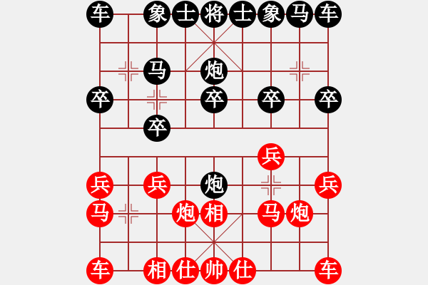 象棋棋譜圖片：80.開朗[1621295242] -VS- 兦言[935445464] - 步數(shù)：10 