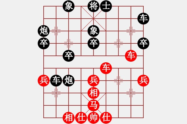 象棋棋譜圖片：悍匪劉大疤(5段)-負(fù)-東風(fēng)(9段) - 步數(shù)：40 