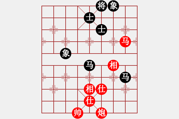 象棋棋譜圖片：順炮直車對橫車黑進3卒正馬退中炮打車（和棋） - 步數(shù)：120 