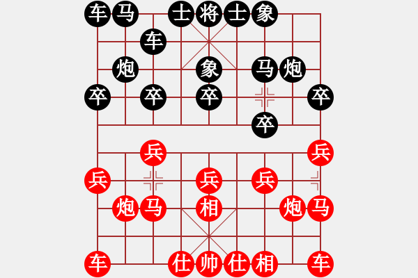 象棋棋譜圖片：fuyaozs(5段)-負(fù)-農(nóng)民(3段) - 步數(shù)：10 