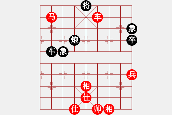 象棋棋谱图片：申鹏 先胜 张强 - 步数：80 