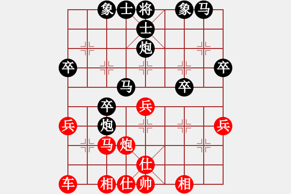 象棋棋譜圖片：謝大大(9級(jí))-負(fù)-精靈王(1段) - 步數(shù)：30 