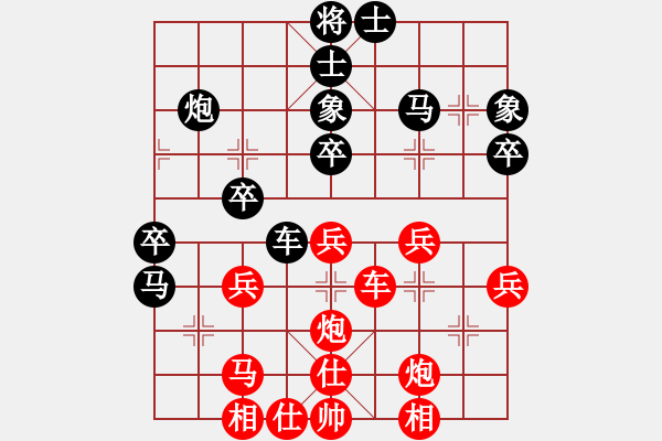 象棋棋譜圖片：2006年迪瀾杯弈天聯(lián)賽第七輪：愛情玫瑰花(1段)-勝-金牛座亞迪(9段) - 步數(shù)：40 