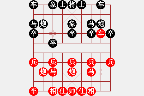 象棋棋譜圖片：dfertyu(5r)-和-junjia(8級) - 步數(shù)：10 