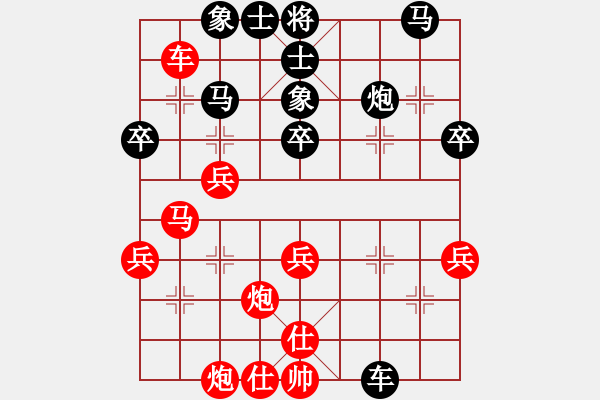 象棋棋譜圖片：過宮炮冷門.pgn - 步數(shù)：40 