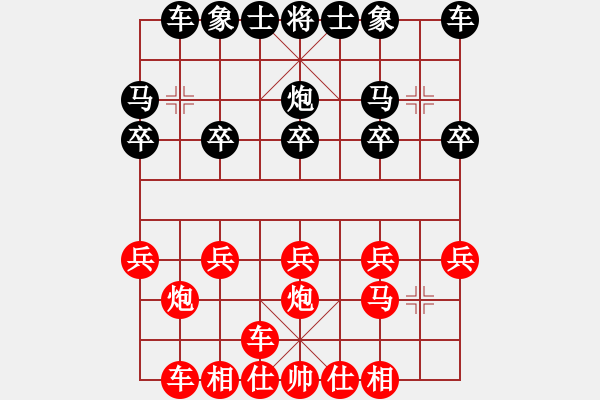 象棋棋譜圖片：橫才俊儒[292832991] -VS- liu[2281209490] - 步數(shù)：10 