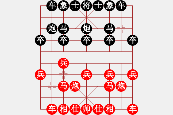 象棋棋譜圖片：車九進五(9星)-和-thiensinh(9星) - 步數(shù)：10 