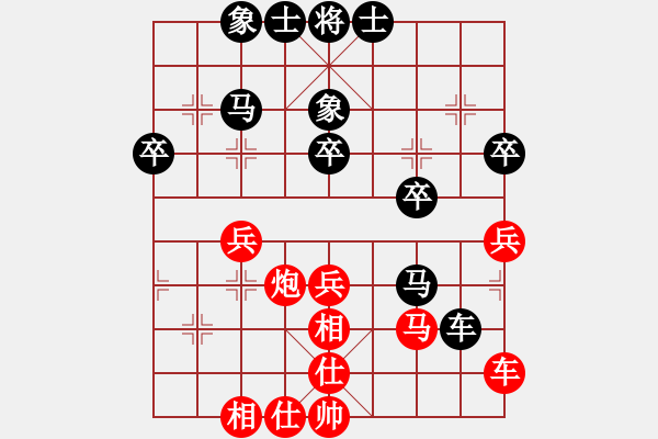 象棋棋譜圖片：車九進五(9星)-和-thiensinh(9星) - 步數(shù)：40 