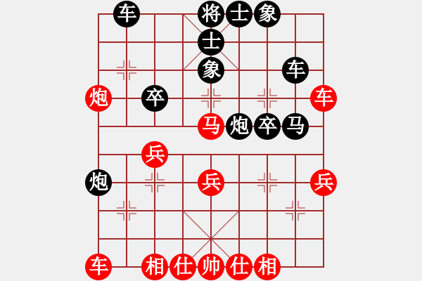 象棋棋譜圖片：血滴子(地煞)-和-阿愚(無(wú)極) - 步數(shù)：40 